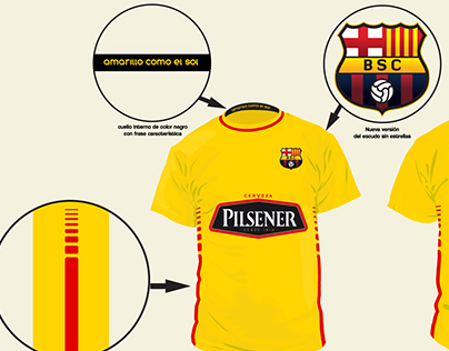 Prototipo Camiseta Barcelona Sporting Club 2012