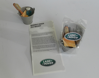 'Washing your Land Rover' promotional package