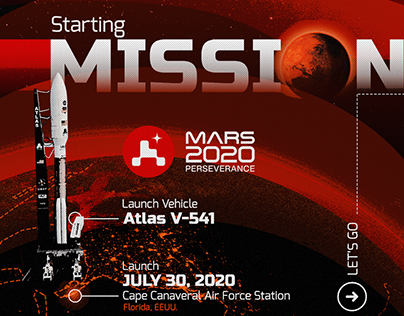 Perseverance go to Mars - Launch July 30, 2020