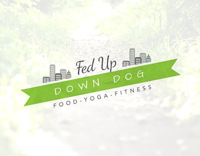 Fed Up Down Dog Logo & Blog Design