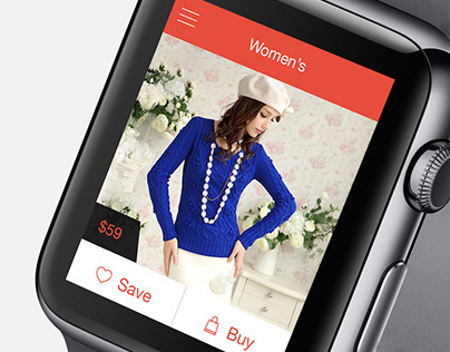Shopping App - Apple Watch UI