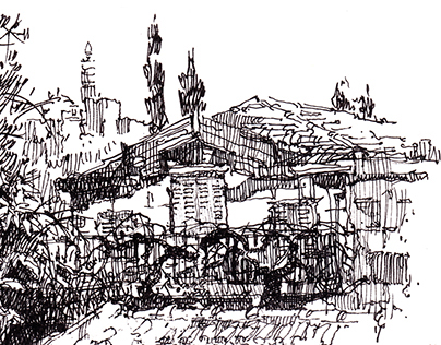 Jerusalem. Jaffa. Сity sketches