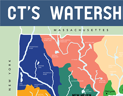 CT Watershed Map