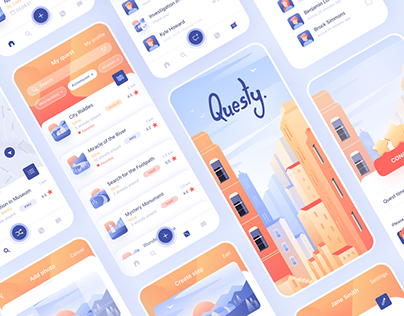 Questy crossplatform mobile app