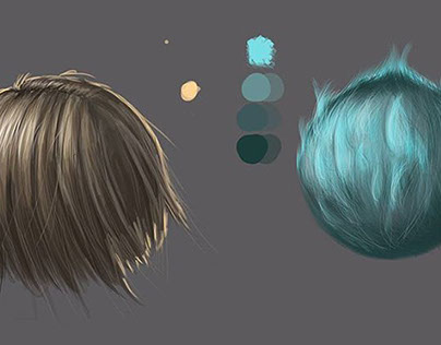 Painting hair and fur