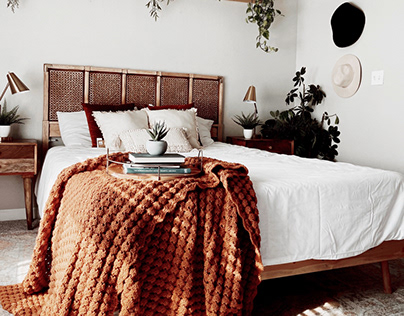 Cozy Modern Bohemian Bedroom