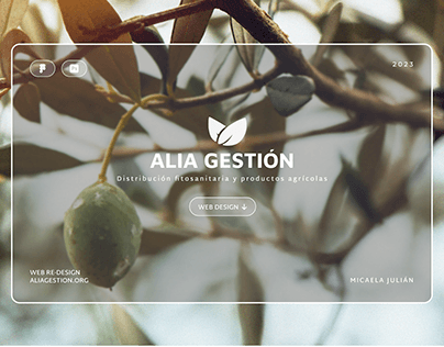 Alia Gestión | WEB REDESIGN