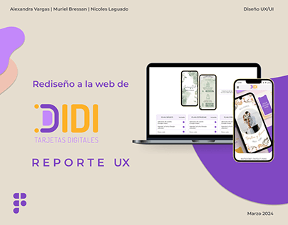 Rediseño web | DiDi Tarjetas Digitales | UX/UI