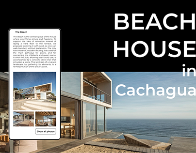 BEACH HOUSE AIRBNB UNIQUE / Lainding page redesign