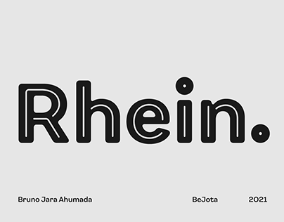 Rhein Typeface