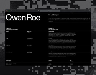 Owen Roe — Portfolio