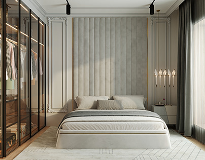 Bedroom interior design (neo classic)