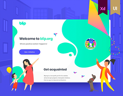 Blip - Community Initiatives Website