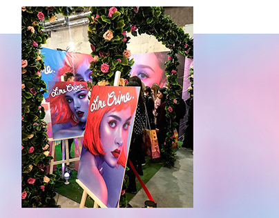 Lime Crime exhibition stand. PBA 2017 and MUD 2017
