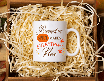 Pumpkin Spice Coffee Mug Design