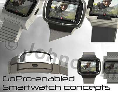 GoPro-enabled Smartwatch concepts