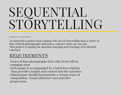 Custom Project : Sequential Storytelling
