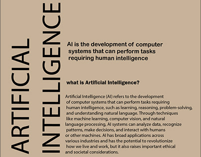 Typography poster-2 Artificial intelligence