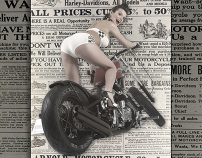 Motorcycle Vintage Ad
