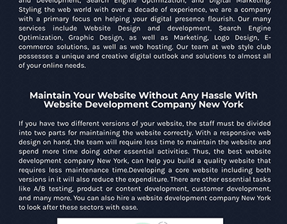 web development in New York