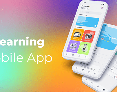 Project thumbnail - E-learn Mobile App | UI&UX Design