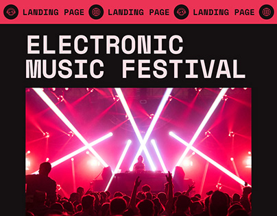 Festival Future people. landing page