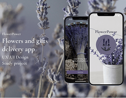 FlowerPower. Flowers and gifts delivery app.