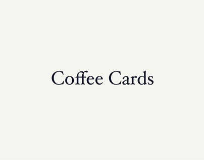 Project thumbnail - Coffee Cards & Banner