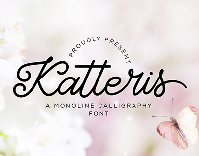 FREE | Katteris - Calligraphy Font
