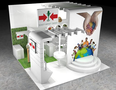 3D Booth design ( East-West Seed Company )