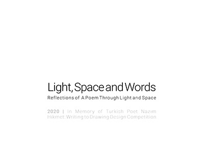 Light, Space and Words