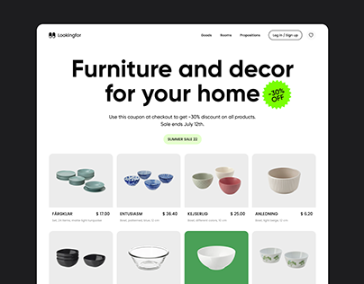 E-commerce Furniture Website