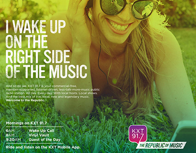 KXT 91.7 THE REPUBLIC OF MUSIC CAMPAIGN