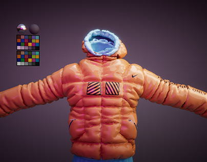 Reflective Jacket / Cloth Sim Look Dev