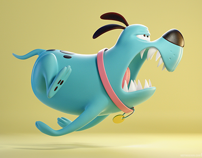 Cartoon-style 3D character modeling and design