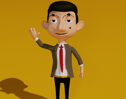 Mr.Bean 3D Character.