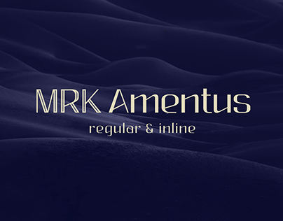 MRK Amentus Font