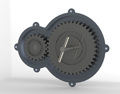 Simple Gear Meshing Assembly