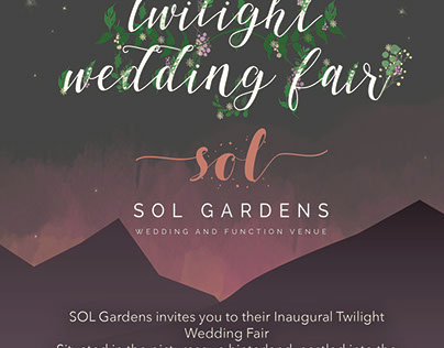 Digital Flyer for Wedding venue