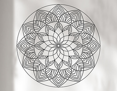 mandala coloring page