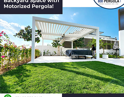 Creating a Luxurious Backyard with Motorized Pergola!