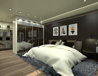 BASIRUTI HOUSE MASTER BEDROOM - INTERIOR | ARUBA, 2019.
