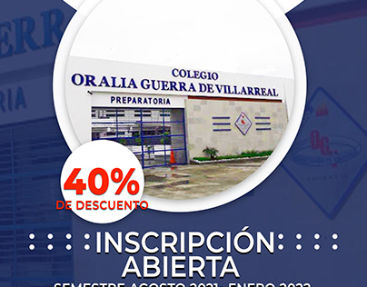 Publicidad Colegio Oralia Guerra de Villarreal
