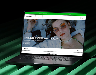 Sunglass Ecommerce Shopify Website Design | Ui/Ux