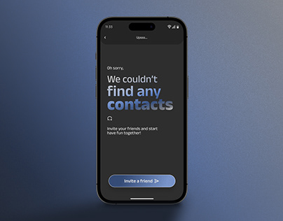 Daily Ui Challenge #52 - Invite your contacts to an app