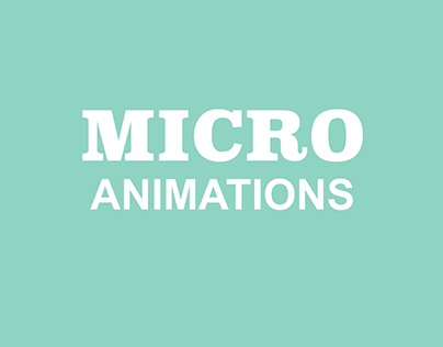 Micro animations (Splash screens & onboarding screen)