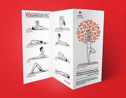 Yoga and Pilates Fitness Brochure