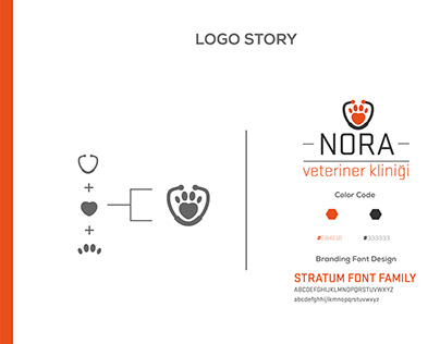 Nora Veterinary Clinic Branding Design