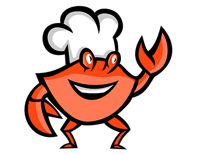 Cajun Crab Chef Mascot