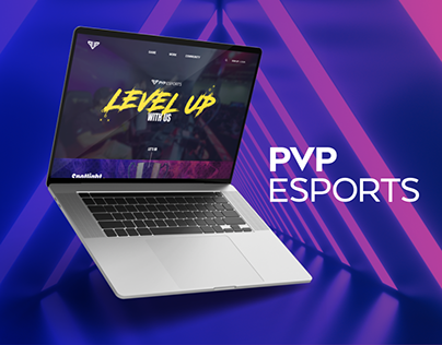 PVP ESports - Website, UI / UX Design
